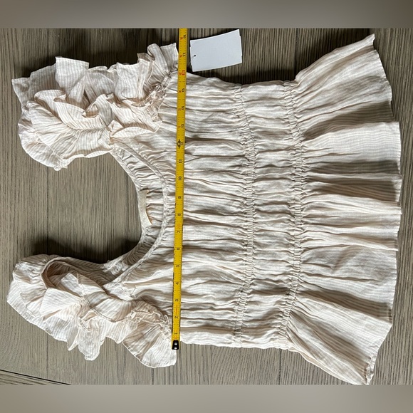 ULLA JOHNSON PALOMA TOP - SAND SZ 8 285$ - Picture 10 of 10